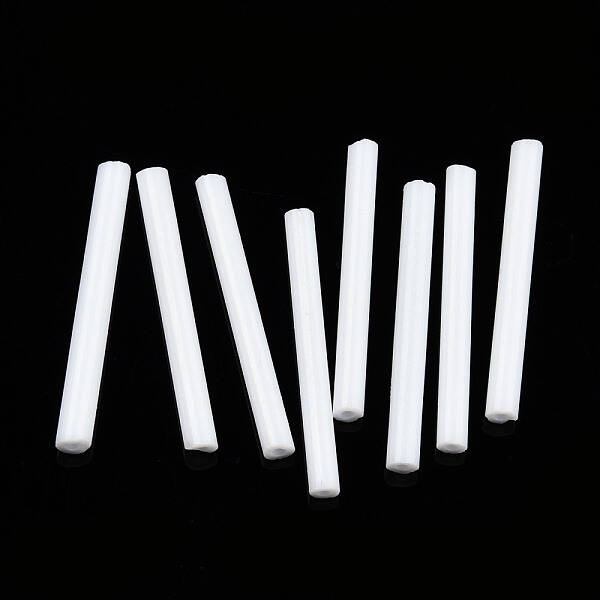 1500Pcs Glass Round Bugle Beads