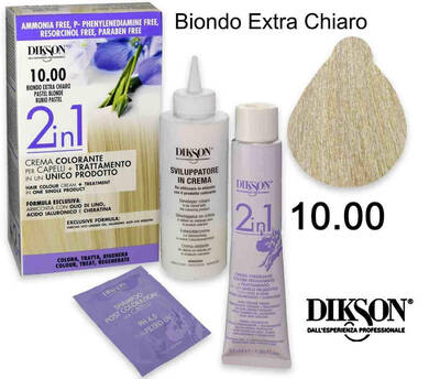 Dikson 2 In 1 Color Cream 10.00 Extra Light Blonde