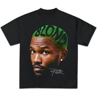 Frank Oceans Shirt Rap Tee Concert Merch Blonds Album Cover Graphic T-Shirt  COTTON New Arrival anime clothes  t shirts for m...