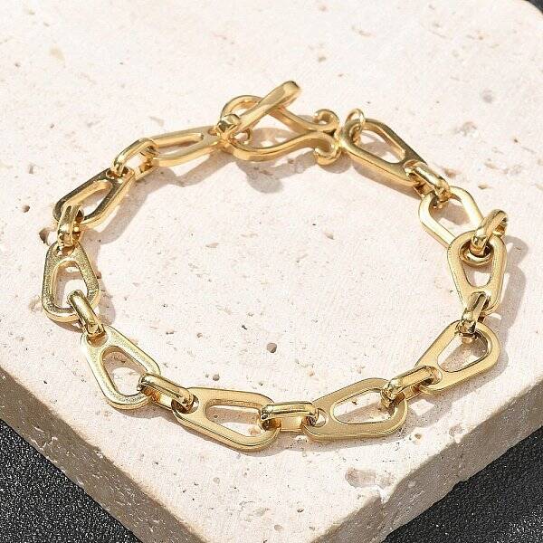304 Stainless Steel Figaro Chains Bracelets for Women