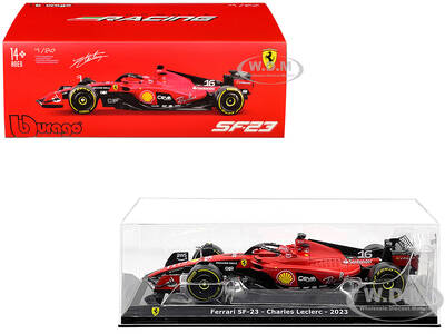 Ferrari SF-23 #16 Charles Leclerc Formula One F1 World Championship (2023) Formula Racing Series 1/24 Diecast Model Car by Bb...