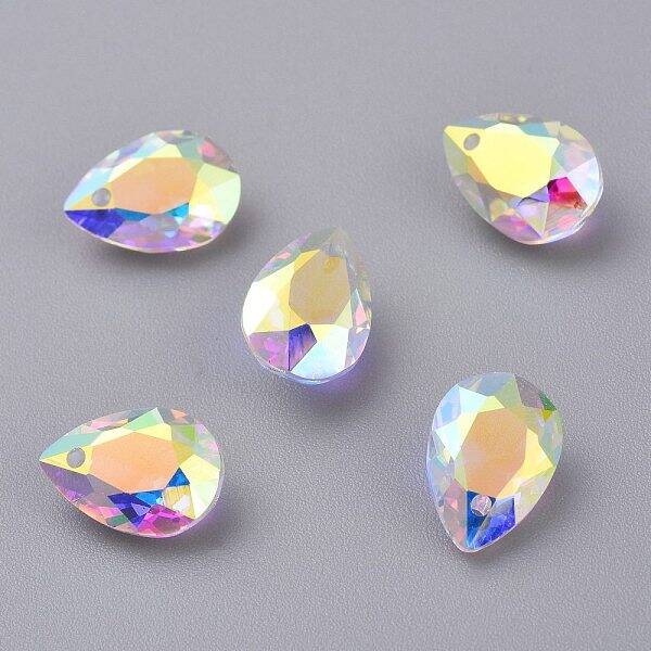 Glass Rhinestone Pendants