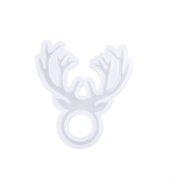 Antler Shape Ring Silhouette Silicone Molds