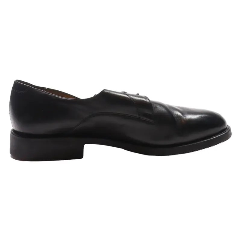 MARBOT Derby Shoes Black Leather Mens UK 8