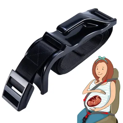 Seat Belt Adjuster - Seat Bump Strap for Pregnant Women Protect Belly - Prevent Compression of Abdomen, Maternity Seat Cover ...