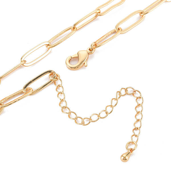 Brass Paperclip Chain Necklace Making