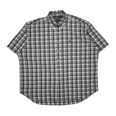 Blake Ralph Lauren Checked Short Sleeve Shirt - 2XL Multicoloured Cotton