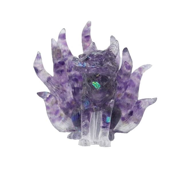 Resin Nine-tailed Fox Display Decoration