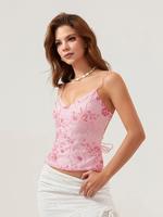 Women Y2K Sequin Cami Top Sexy V Neck Open Back Criss Cross Straps Tank Cute Sparkle Backless Low Cut Summer Crop Tops Sleeve...