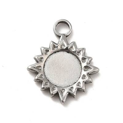 Non-Tarnish 304 Stainless Steel Pendant Cabochon Settings