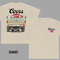 Vintage Coors Banquet Truck Tshirt, Men's Graphic Tees, Western Style, Casual Cotton Shortsleeve, Retro Beer Lover Gift For M...
