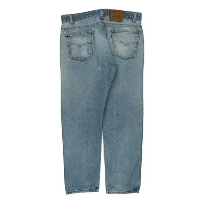 Orange Tab 505 Levis Jeans - 36W 30L Light Wash Cotton