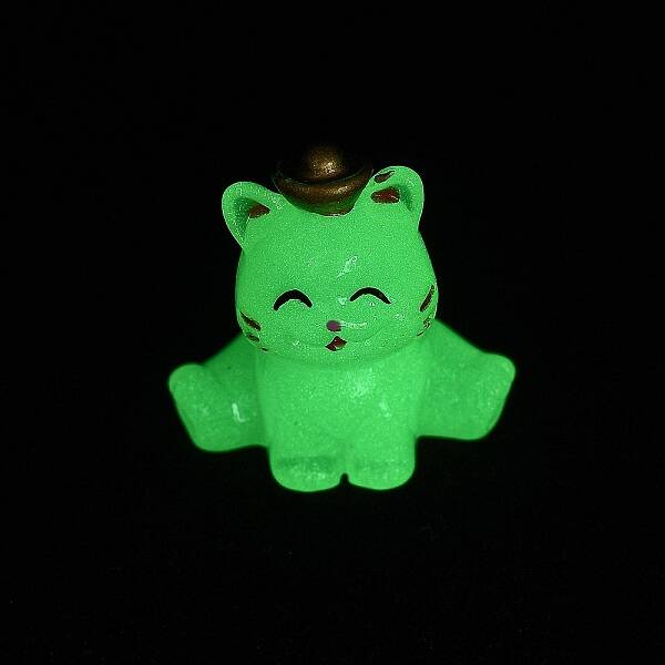 Luminous Resin Lucky Cat Display Decorations