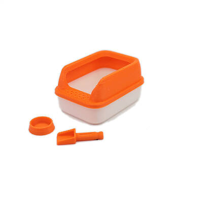 Plastic Cat Little Box Miniature Ornaments
