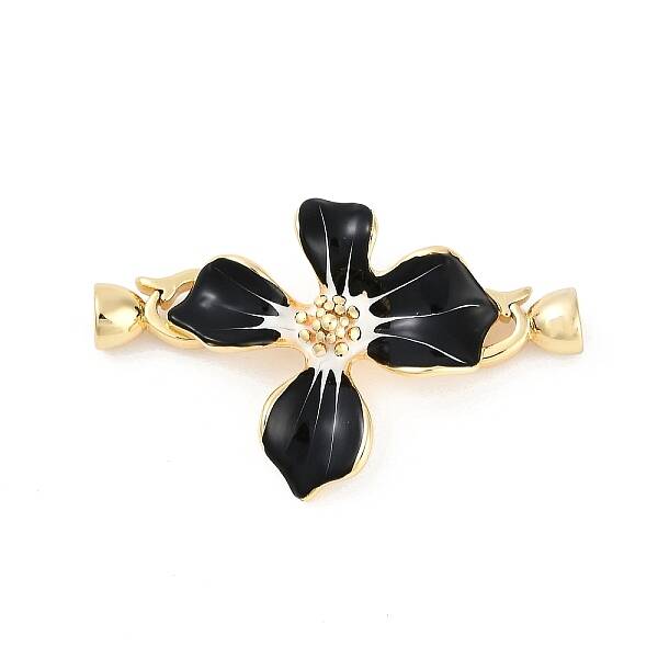 Brass Enamel Fold Over Clasps