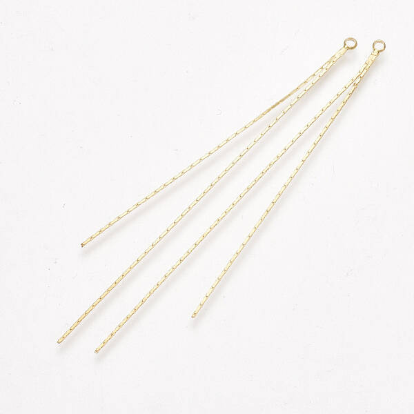 Brass Chain Tassel Big Pendants