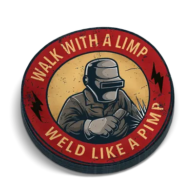 Weld Like A Pimp Sticker
