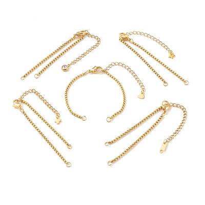 304 Stainless Steel Box Chain Bracelet Making