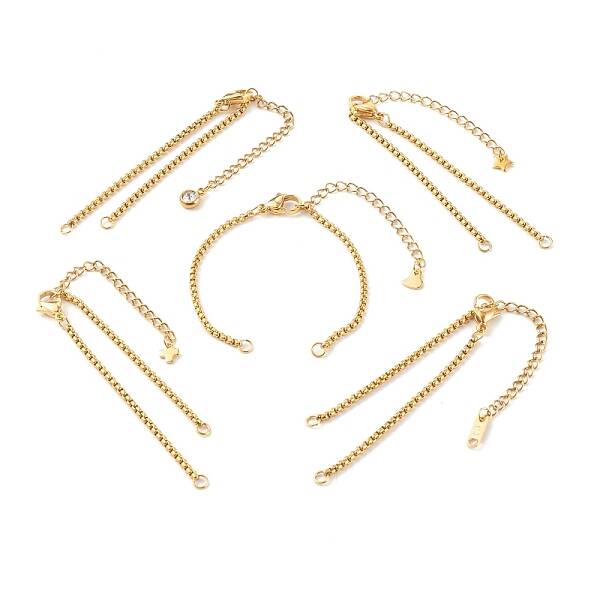 304 Stainless Steel Box Chain Bracelet Making