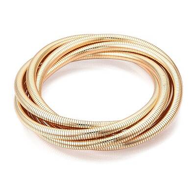 Iron Round Snake Chains Bangle