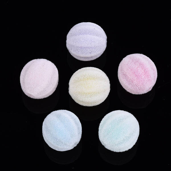 Flocky Acrylic Beads
