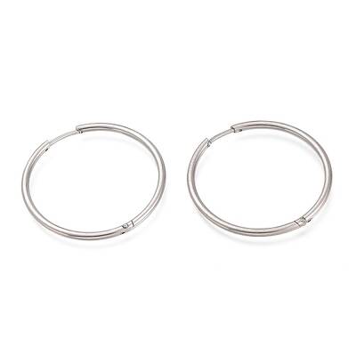 Non-Tarnish 304 Stainless Steel Huggie Hoop Earrings