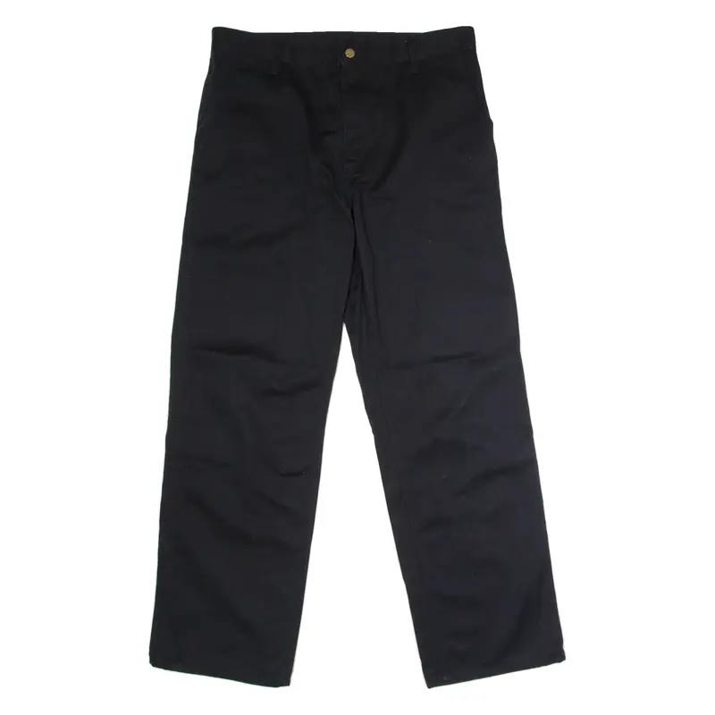 CARHARTT WIP Simple Mens Twill Trousers Black Regular Straight W36 L32