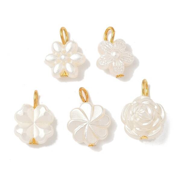 Plastic Pearl Charms