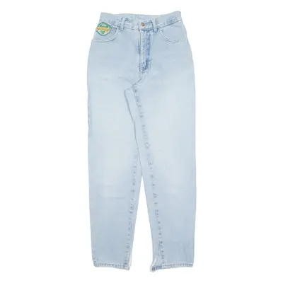 WILD CLOTHING Womens Jeans Blue Regular Tapered 90s Stone Wash W24 L30