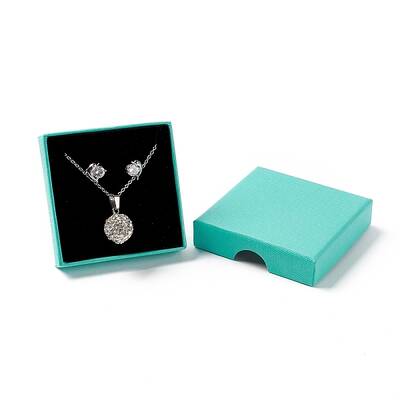 Paper with Sponge Mat Necklace Boxes
