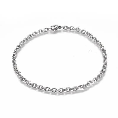 Tarnish Resistant 304 Stainless Steel Cable Chain Anklets