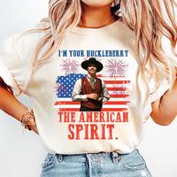 I'm Your Huckleberry Shirt , 4th of July Western Tee , American Spirit Shirt , Patriotic Cowboy Graphic Tee, Tombstone Movie ...