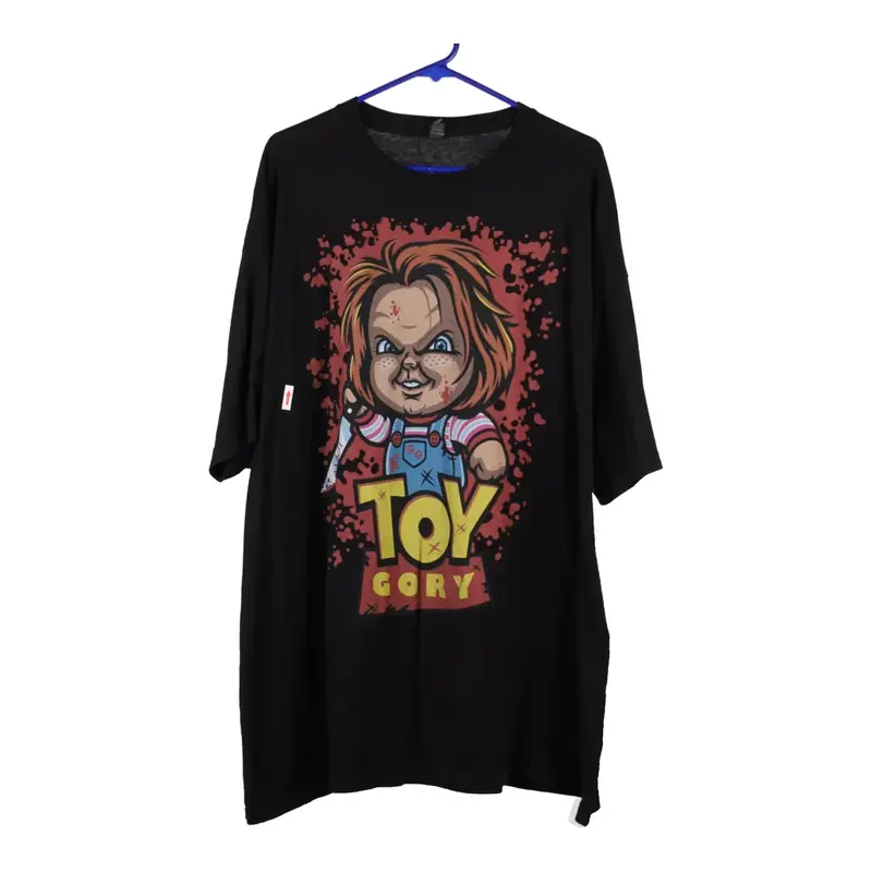 Toy Gory Chucky Tultex T-Shirt - 3XL Black Cotton