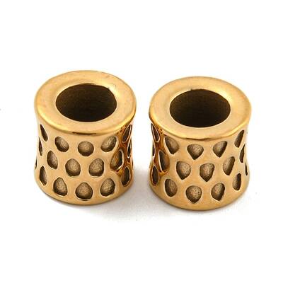 Ion Plating(IP) 304 Stainless Steel European Beads