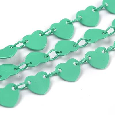 3.28 Feet Spray Painted Brass Link Chains