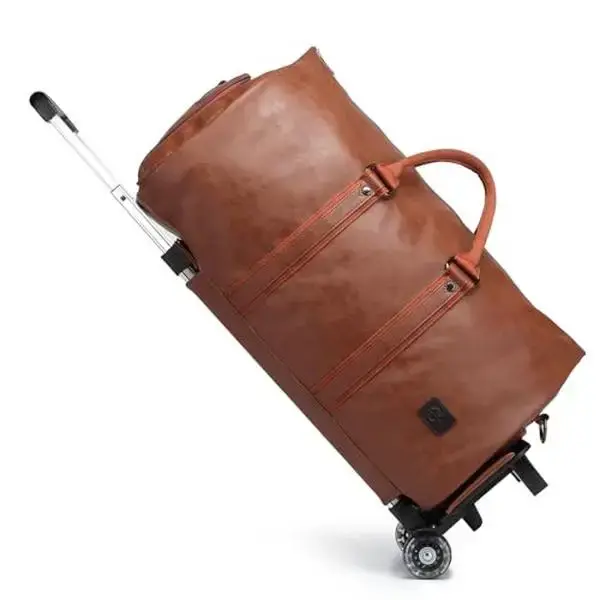 SEYFOCNIA Rolling Garment Bag Roller Duffle Bag with Wheels Rolling Garment Bags for Travel 3 in 1 Garment Bag Carry On Bag W...