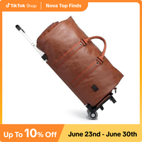 SEYFOCNIA Rolling Garment Bag Roller Duffle Bag with Wheels Rolling Garment Bags for Travel 3 in 1 Garment Bag Carry On Bag W...