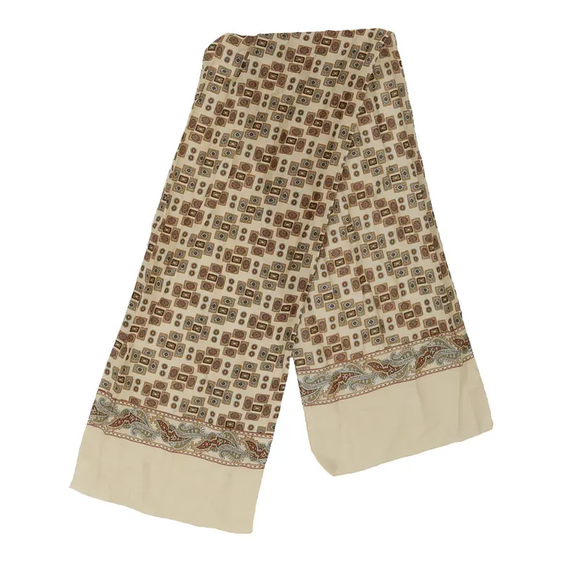 Unbranded Scarf - No Size Beige Polyester