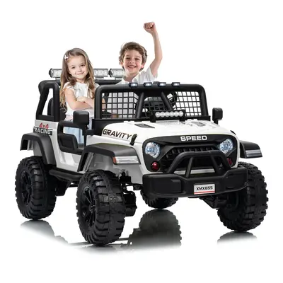 Garvee Ride - P Series: 2 Seater Ride On Car for Kids, 24V Electric Truck with Parent Remote Control, Spring Suspension, 2 Sp...