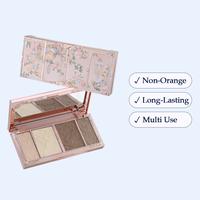 Flower Knows Butterfly Cloud Collar Collection Embossed Highlight & Contour Palette, 2-in-1 Makeup Bronzer Powder for cool-to...