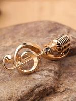Novelty Music Note Design Brooch, Cute Clothes Brooch, Fashion Accessories for Women & Men, Suitable for Backpacks, Jeans, Sc...