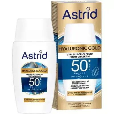 Astrid Daily facial fluid SPF 50 Hyaluronic Gold 50 ml