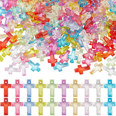 1000Pcs Transparent Acrylic Pendants