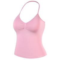 AUROLA Influence Longline Strappy Workout Halter Tops for Women,Removable Cups Padded Bras Impact Gym Yoga Sleeveless Top