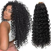 8 Packs Curly Crochet Hair GoGo Curl Crochet hair for Women Deep Wave Braiding hair,Synthetic Bohemian Crochet Braid Water Wa...