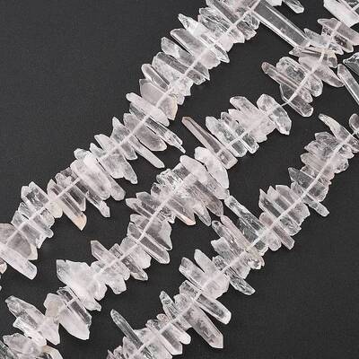 Natural Quartz Crystal Beads Strands
