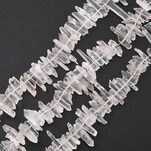 Natural Quartz Crystal Beads Strands