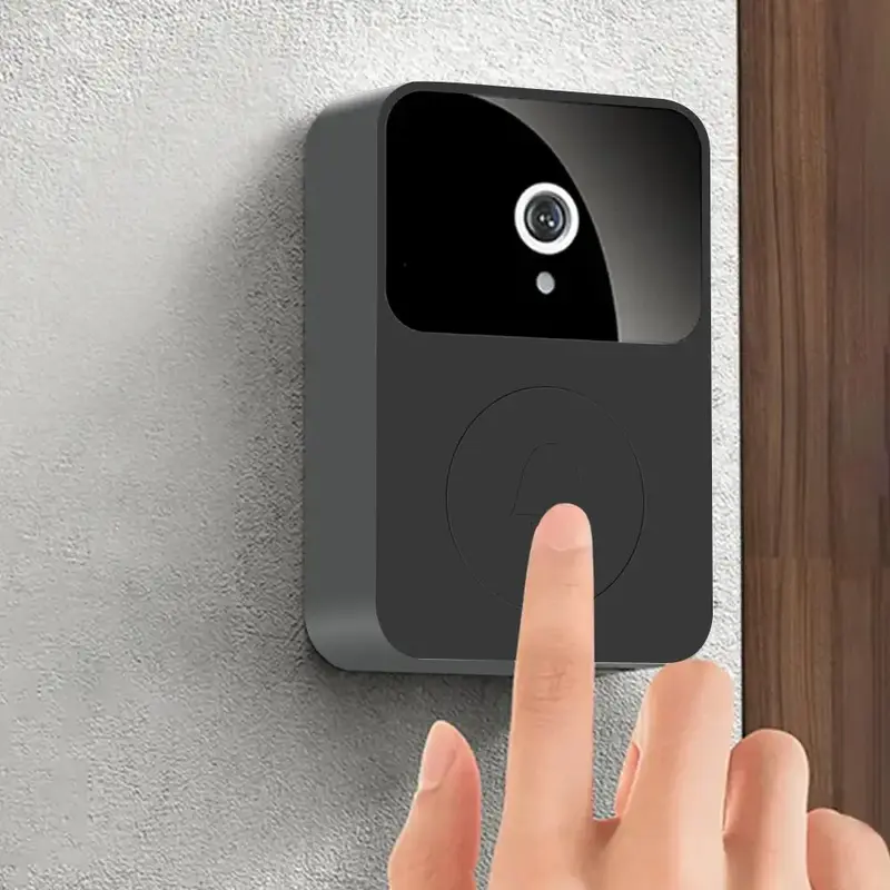 Wireless Doorbell with Camera, Smart Wireless Remote Video Doorbell for Summer, Intelligent Visual Doorbell, Home HD Night Vi...