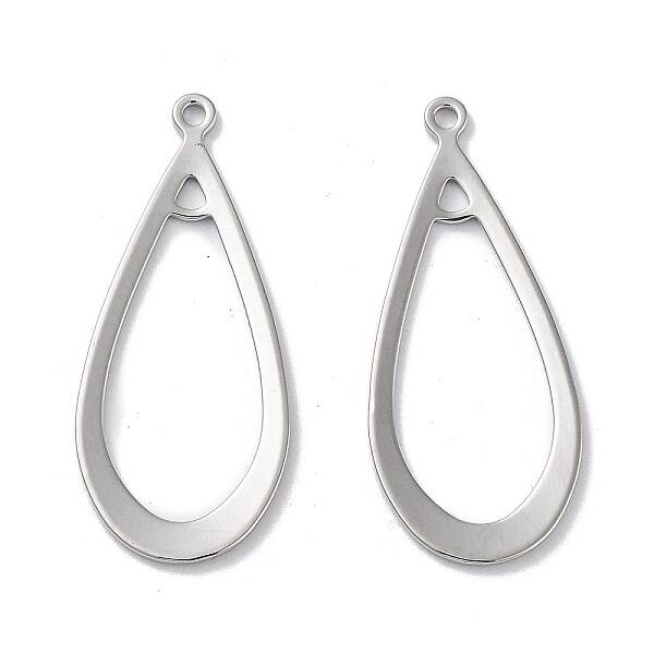 Brass 2-Loop Link Pendants