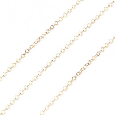 Yellow Gold Filled Cable Chains
